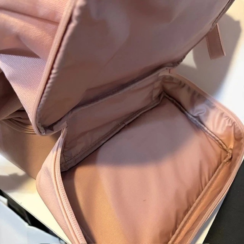 BEIS The Mini Weekender Atlas Pink + extras-makeup, toiletry, laptop 4 piece - Picture 8 of 16
